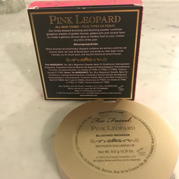 ⭐️2 LEFT!⭐️Too Faced Pink Leopard Bronzer - Picture 7 of 8
